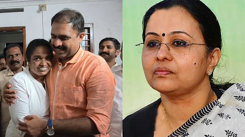 വീണാ ജോർജിനെതിരായ മത്സരത്തിന് പിന്തുണ; അബിൻ വർക്കിക്ക് കെട്ടിവയ്ക്കാൻ തുക നൽകി വയറ്റിൽ കത്രിക കുടുങ്ങിയ ഉഷ ജോസഫ്