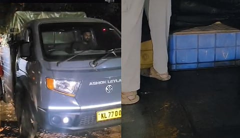പേരാമ്പ്രയില്‍ അനധികൃതമായി കടത്തിക്കൊണ്ടു വന്ന 2300 ലിറ്റര്‍ ഡീസൽ പിടികൂടി