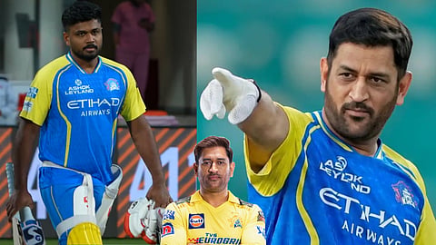 Sanju Samson and MS Dhoni