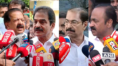 വോട്ട് രേഖപ്പെടുത്തി കോൺഗ്രസ് നേതാക്കൾ