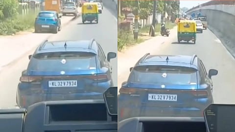 ഫയർഫോഴ്‌സിൻ്റെ വഴി തടഞ്ഞ കേസ്; വാഹന ഉടമയുടെ ലെസൻസ് സസ്പെൻഡ് ചെയ്തു