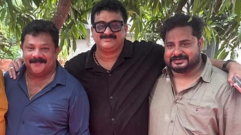ഹരീഷ് കണാരൻ, എൻ.എം. ബാദുഷ, നിർമൽ പാലാഴി