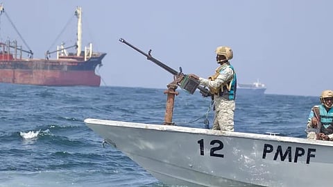 Oil tanker hijacked   at Yemen Coast