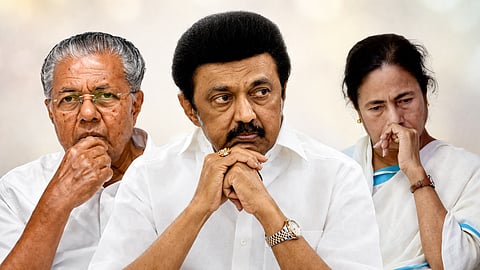 കോട്ടകൾ തകർന്നു, കണക്കുകൂട്ടലുകൾ പിഴച്ചു! ഭരണത്തുടർച്ച ഇല്ലാതെ കേരളവും ബം​ഗാളും തമിഴ്നാടും 