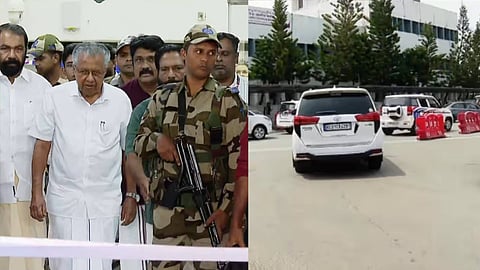 ആളും ആരവങ്ങളും അകമ്പടിയുമില്ലാതെ പിണറായി വിജയൻ; ക്ലിഫ് ഹൗസിലെത്തിയത് എകെജി സെന്ററിന്റെ വാഹനത്തിൽ