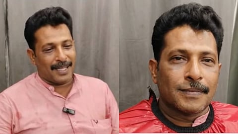 കഴക്കൂട്ടത്ത് മീശ വിപ്ലവം! കോൺഗ്രസ് പ്രവർത്തകൻ്റെ പാതി മീശ പോയി