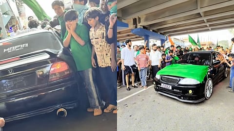 തീ തുപ്പുന്ന കാറോടിച്ച് ദൃശ്യം സോഷ്യൽ മീഡിയയിൽ പ്രചരിപ്പിച്ചു; കേസെടുത്ത് മഞ്ചേശ്വരം പൊലീസ്