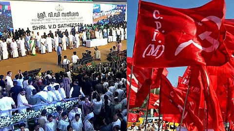 "ബിജെപി അധികാരത്തിലുള്ള ബംഗാളില്‍ പോലും ആലപിച്ചിട്ടില്ല"; സത്യപ്രതിജ്ഞാ ചടങ്ങിൽ വന്ദേമാതരം മുഴുവനായി ആലപിച്ചതിനെതിരെ സിപിഐഎം