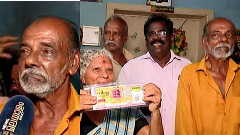  "എല്ലാ ബാധ്യതകളിലും പിടിച്ച് നിന്നത് ലോട്ടറിക്കച്ചവടത്തിലൂടെ"; ഭാഗ്യം തേടിവന്നെങ്കിലും തൊഴിൽ ഉപേക്ഷിക്കില്ലെന്ന് വിഷു ബംപർ  വിജയി പൊന്നൻ  