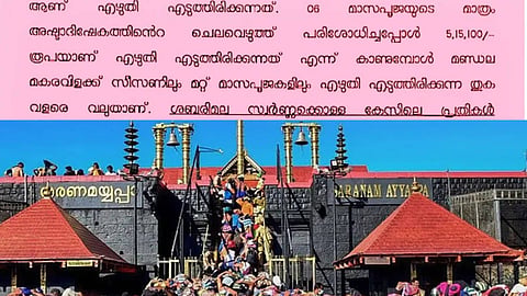 ശബരിമല നിത്യപൂജ അഴിമതി; സ്വർണക്കൊള്ള കേസ് പ്രതികൾക്ക് പങ്കെന്ന് വിജിലൻസ്, റിപ്പോർട്ടിന്റെ പകർപ്പ് ന്യൂസ് മലയാളത്തിന്
