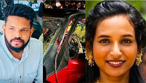 പേരാമ്പ്രയില്‍ കാര്‍ കത്തി ഗര്‍ഭിണി മരിച്ച സംഭവം; യുവതിയുടെ ഭര്‍ത്താവും മരിച്ചു 