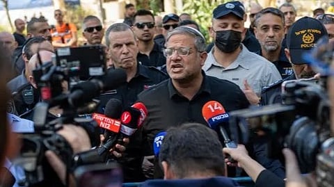 Israeli minister Ben-Gvir - 