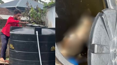 പാലക്കാട് നാട്ടുകാരുടെ കുടിവെള്ളം മുട്ടിച്ച് ക്രൂരത;  പട്ടിയെ കൊന്ന് ടാങ്കിൽ ഇട്ടു