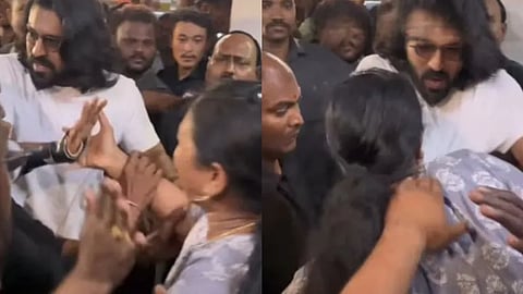 രാം ചരണിന് നേരെ പാഞ്ഞടുത്ത് ആരാധിക; വീഡിയോ വൈറൽ