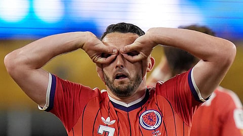 John McGinn goal celebration against Haiti