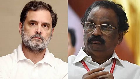 പിണറായിയോടുള്ള പ്രശ്നം രാഹുലിൻ്റെ മനസിലെ ജാതിബോധം, മോദിയെ കെട്ടിപ്പിടിക്കാൻ ഒരു പ്രശ്നവുമില്ല: എ.കെ. ബാലൻ