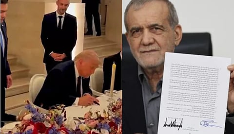"It's Signed", സമാധാന കരാറില്‍ ഒപ്പുവെച്ച് യുഎസും ഇറാനും; ജനീവയില്‍ ഔദ്യോഗിക ചടങ്ങുണ്ടായേക്കില്ല 