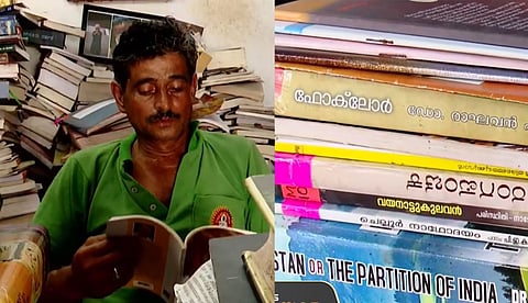 അകത്ത് കയറിയാല്‍ അമ്പരന്ന് പോകും; വായനാ ദിനത്തിൽ വായിച്ചു വളരാം കാസര്‍ഗോട്ടെ ഈ കുഞ്ഞു ചായക്കടക്കൊപ്പം