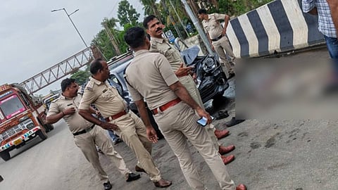 കാഞ്ഞങ്ങാട് ഹൈവേ പട്രോളിങ്ങിനിടെയുണ്ടായ വാഹനാപകടം; പരിക്കേറ്റ പൊലീസുകാരുടെ കാലുകൾ മുറിച്ചു നീക്കി