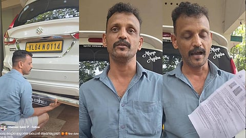 "കാറിൽ ബമ്പർ ഗാർഡ് വച്ചതിന് 5000 രൂപ പിഴ! ഒരു മര്യാദയില്ലേ"? വീഡിയോ വൈറൽ 