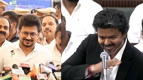 'അവിടെ ഭാര്യ ഭർത്താവിനെ അന്വേഷിക്കുകയാണ്': വിജയ്‌ക്കെതിരെ വ്യക്തിപരമായ ആക്രമണവുമായി ഉദയനിധി സ്റ്റാലിൻ 
