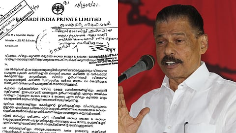 "വീര്യം കുറഞ്ഞ മദ്യം പുതിയ കാറ്റഗറിയാക്കണം"; 2021ൽ ബക്കാർഡി കമ്പനി എം.വി. ഗോവിന്ദന് അയച്ച കത്ത് പുറത്ത്