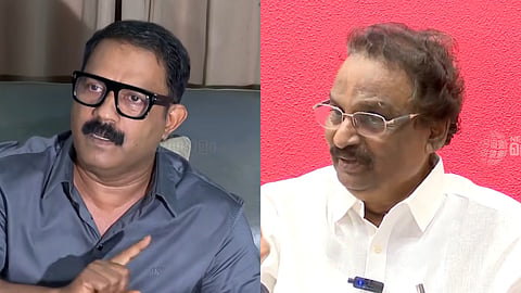'ലൈഫി'ൽ കൊമ്പുകോർത്ത്... എംബ്ലത്തിൻ്റെ പേരിൽ വീടുകൾ മുടക്കേണ്ടെന്ന് മന്ത്രി കെ.എം. ഷാജി, കേന്ദ്രത്തിനെതിരെ ഷാജി ഒന്നും പറയില്ലെന്ന് എ.കെ. ബാലൻ