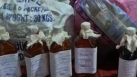മലപ്പുറത്ത് ഡ്രൈ ഡേയിൽ വിൽപ്പനയ്ക്ക് സൂക്ഷിച്ച വിദേശ മദ്യശേഖരം പിടികൂടി; മിന്നൽ പരിശോധനയിൽ രണ്ട് പേർ പിടിയിൽ
