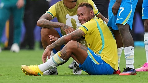 neymar in tears