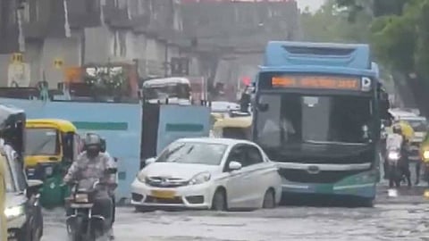 Delhi drenched in rain