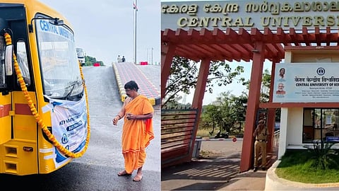 പൂജ നടത്തി ജീവനക്കാരൻ; കേന്ദ്ര കേരള സർവകലാശാലയിൽ വിവാദം