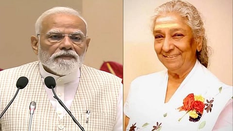 Prime Minister Narendra Modi pays tribute to S. Janaki