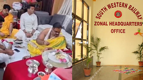 Railways responds to controversy over Pooja on moving train