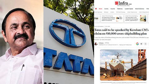 "ദക്ഷിണേന്ത്യയിൽ നിക്ഷേപങ്ങൾക്ക് പ്ലാനില്ല"; കേരളത്തിൽ പതിനായിരം കോടിയുടെ നിക്ഷേപമെന്ന മുഖ്യമന്ത്രിയുടെ വാദം തള്ളി ടാറ്റ ഗ്രൂപ്പ്
