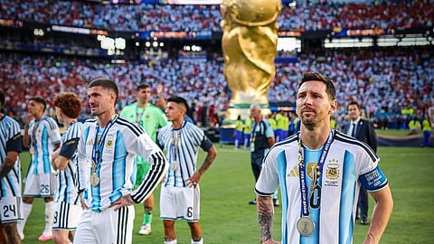 Messi in tears