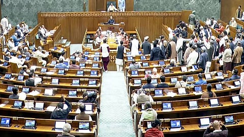 Opposition protest in Parliament