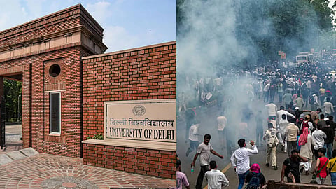 Delhi University bans participation in protests
