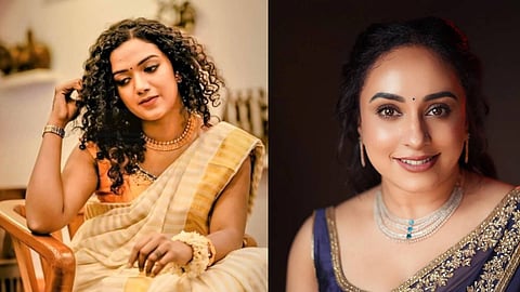Actress Marina Michael against Pearly Mani