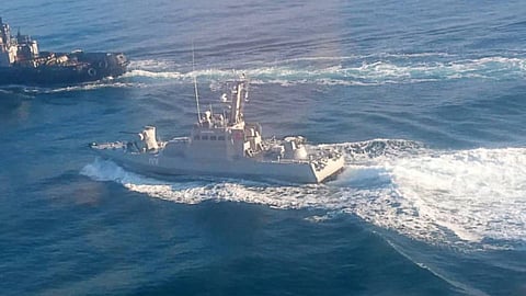 Cargo ship attacked in Ukraine