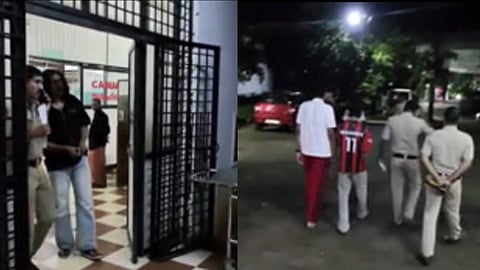 A young man broke into a minor girl's room.