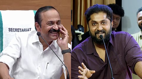 വി.ഡി. സതീശൻ, ധ്യാൻ ശ്രീനിവാസൻ