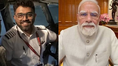 Prime Minister Narendra Modi congratulates Pilot Smith Machar