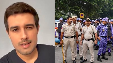 Dhruv Rathee releases a new video against the Delhi Police