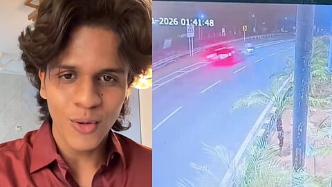 CCTV footage of the Nedumbassery accident obtained by News Malayalam