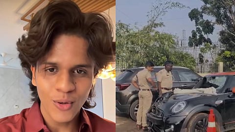 Challenge issued by the young man who caused a vehicle accident in Nedumbassery