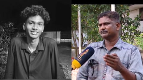 രണ്ട് മക്കളേയും പുറം ലോകം കാണിക്കില്ലെന്ന് ഭീഷണി; 18കാരൻ ജീവനൊടുക്കിയത് പൊലീസിന്റെ മാനസിക പീഡനത്തെ തുടർന്നെന്ന് കുടുംബം 