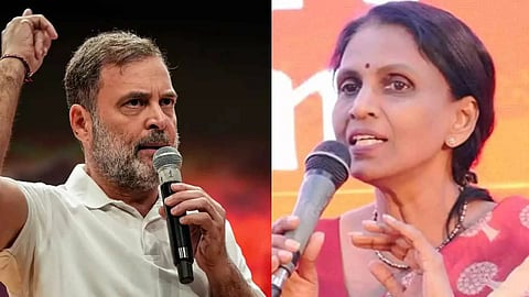 രാഹുൽ ഗാന്ധിക്കെതിരായ അധിക്ഷേപ പരാമർശം: ആർ. ശ്രീലേഖയ്ക്ക് വക്കീൽ നോട്ടീസ്