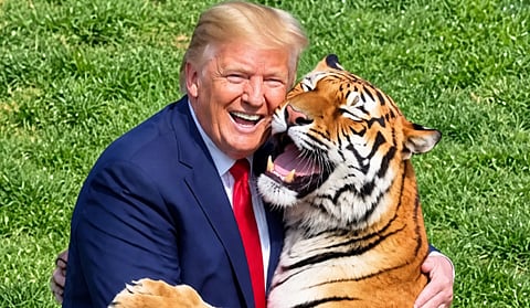 Trump Faces Fierce Backlash for Posting Mocking AI Video After Fatal UK Zoo Tiger Attack