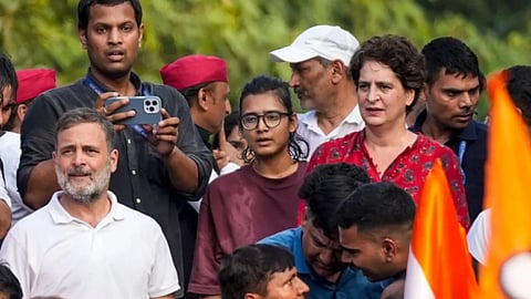 NSUI Leaders Revolt as Left Student Leader Neha Bora Gets Centerstage at Rahul Gandhi Protests