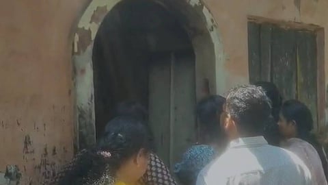 Footage emerges of a mother blocking CWC officials who arrived to take custody of her two-year-old child, who died recently